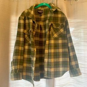 Green plaid Shacket